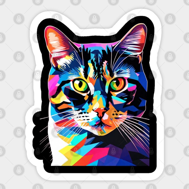 American Shorthair Pop Art Sticker by VALCO